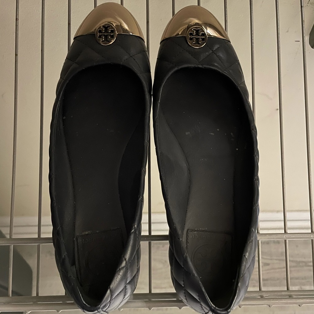 Navy Tory Burch Flats